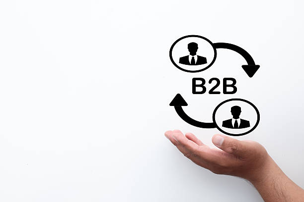 Illustration de la prospection clientèle B2B et de la mise en relation entre professionnels